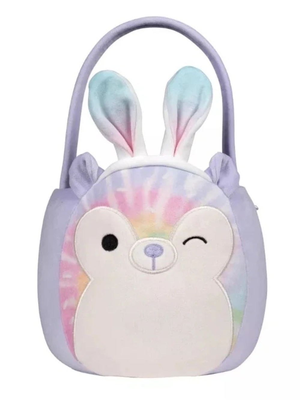 Squishmallows Hedgehog Babette Tie Dye Easter Basket